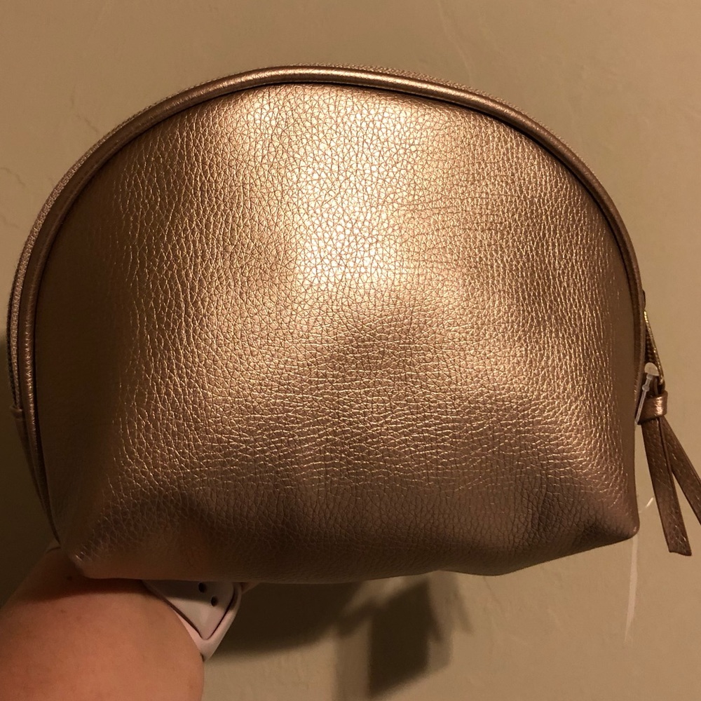 Gold Makeup Bag